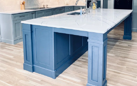 Fayetteville Blue and Gray Kitchen