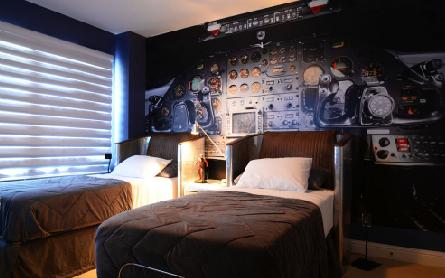 Teen’s bedroom & Bold Leaving